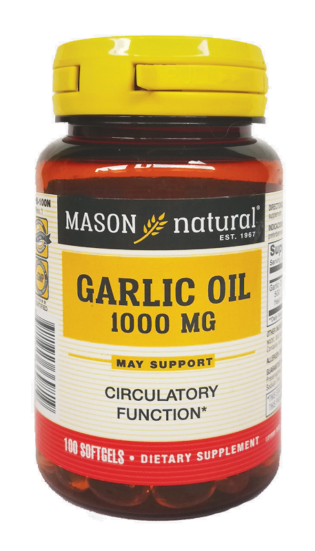 GARLIC OIL CAP-LIQx1000MGx100