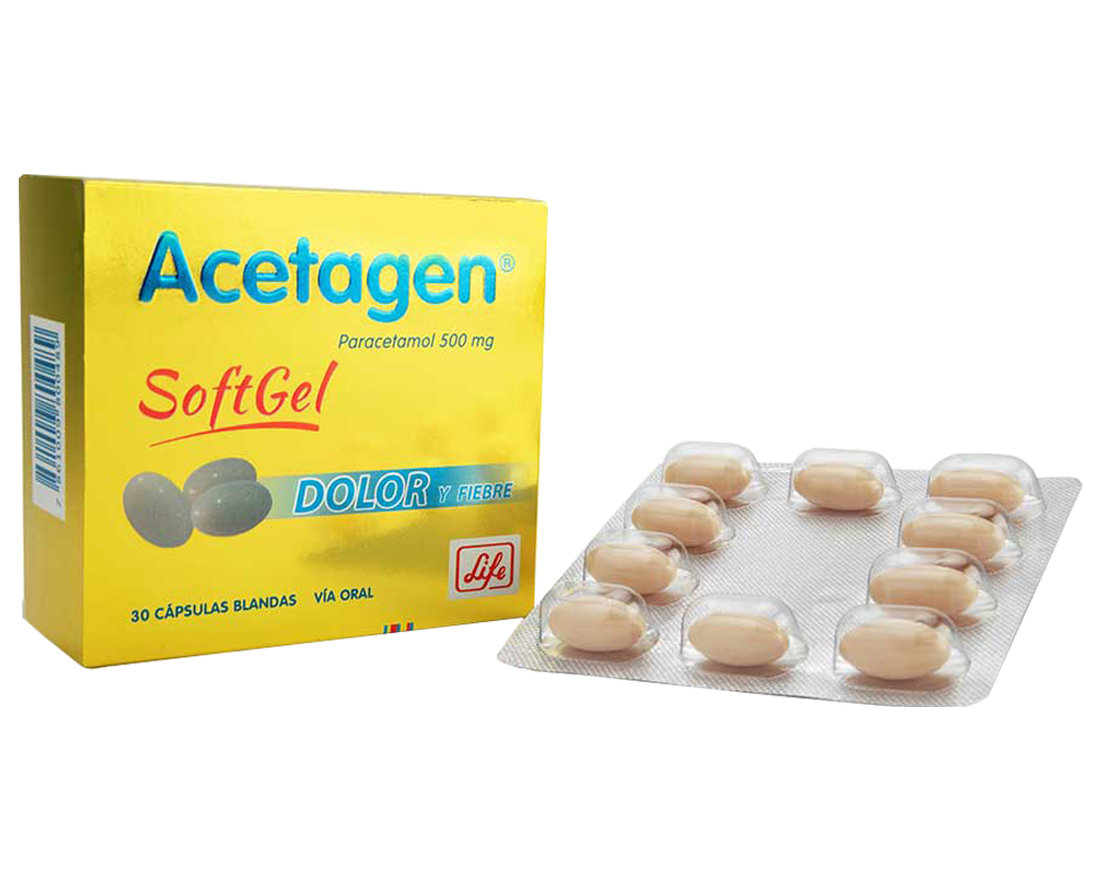 ACETAGEN CAP-BLANx500MGx30
