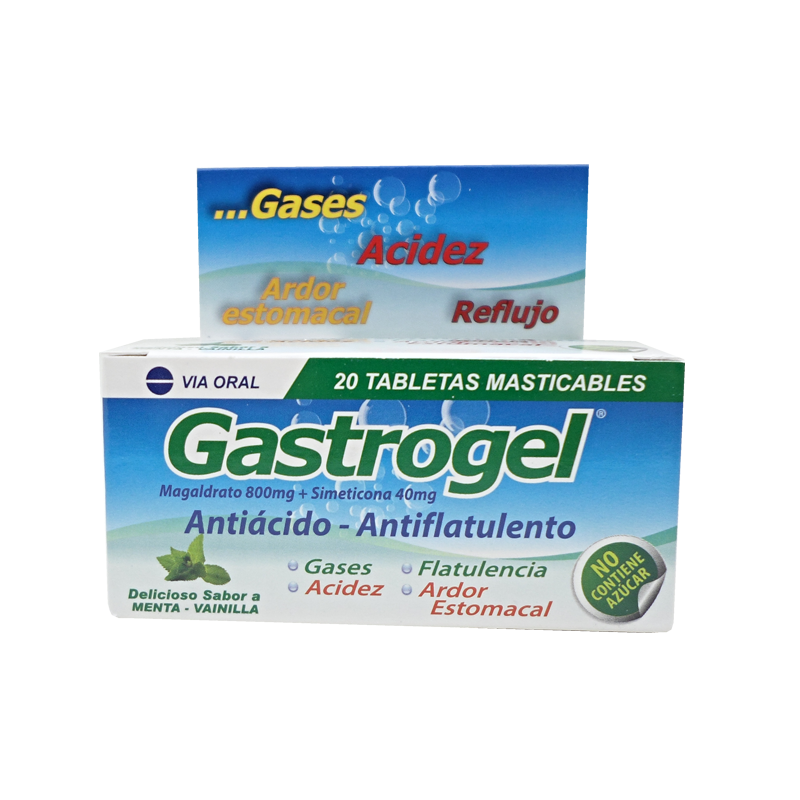 GASTROGEL TAB-MASTx800/40MGx20