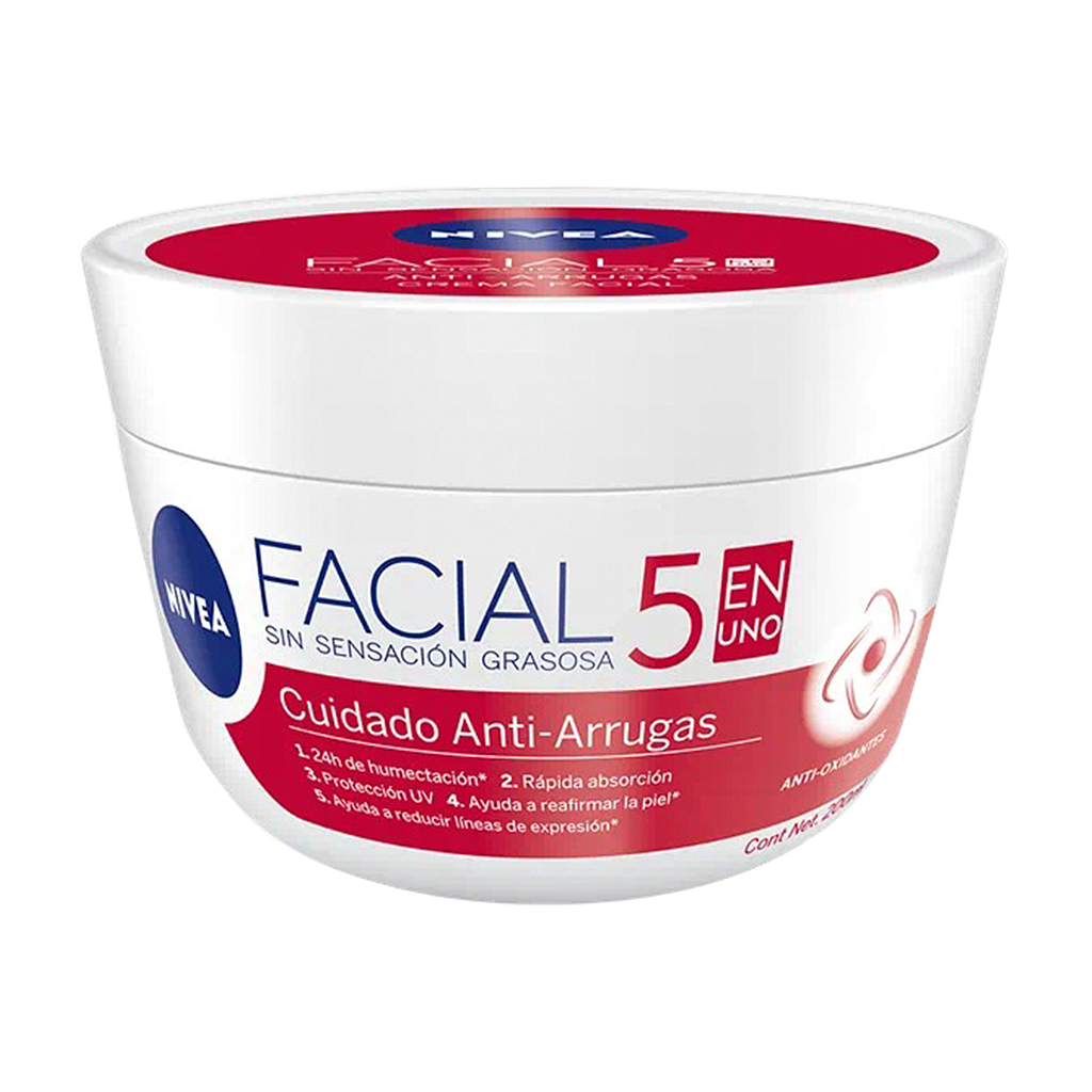 CREMA NIVEA 5EN1 CUIDADO ANTI-ARRUGASx200ML