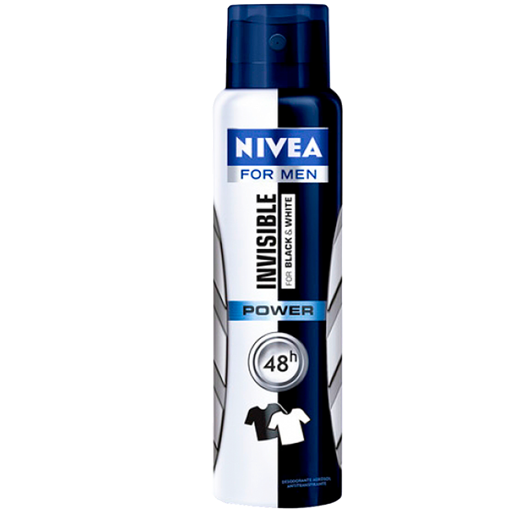 DESOD NIVEA MEN B&W INVISIBLE ORIG AERx150ML