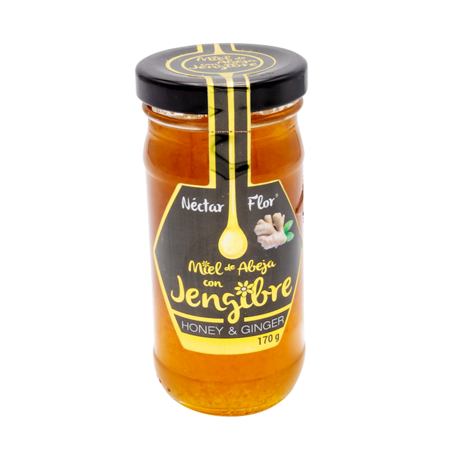 MIEL ABEJA NECTAR FLOR C-JENGIBRE FCOx170GR