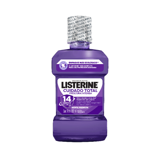 ENJUAGUE BUCAL LISTERINE CUIDADO TOTAL 180ML