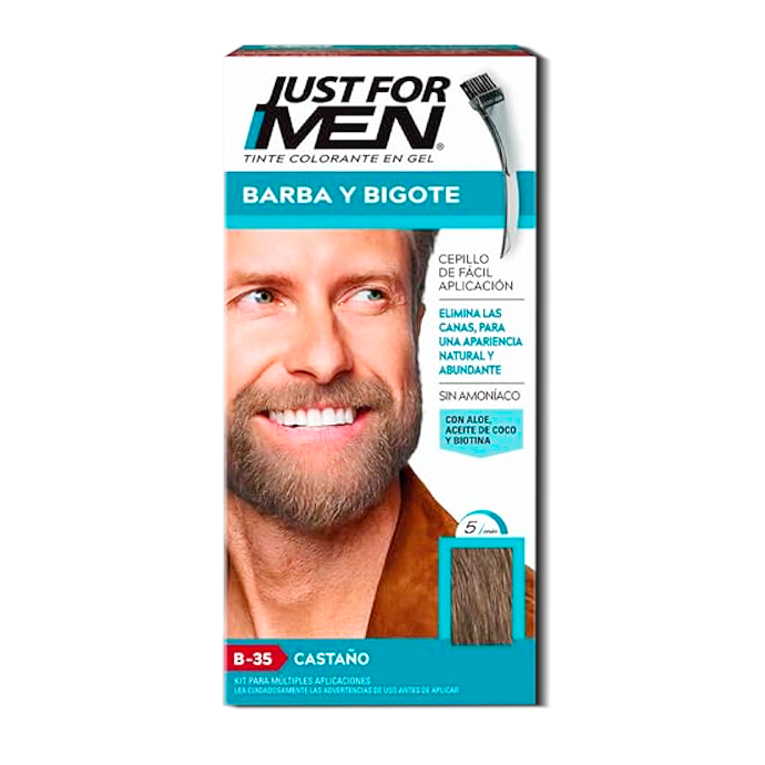 TINTE JUST F-MEN BAR&BIG B-35 CASTAÑO KIT
