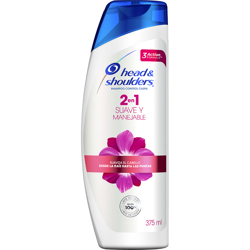 SHAMP HEAD&SH 2EN1 SUAVE-MANEJABLEx375ML