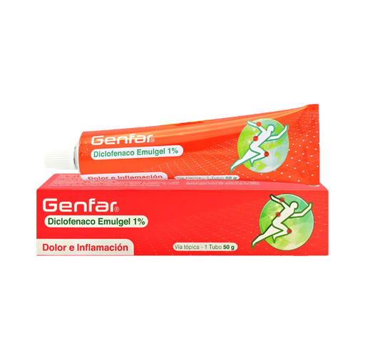 DICLOFENACO EMULGEL 1% GENFAR