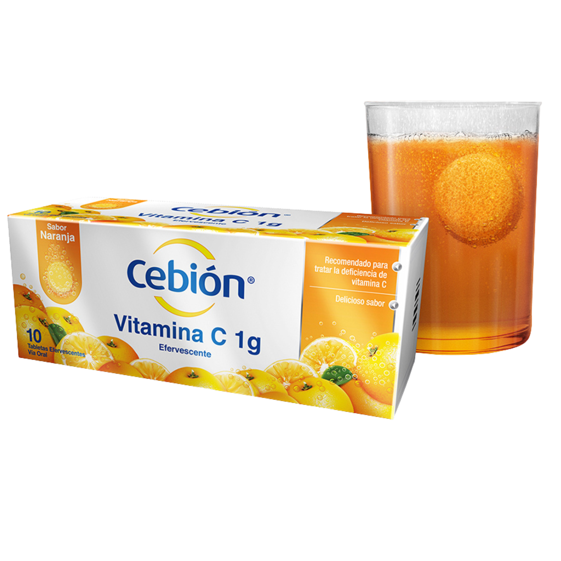 CEBION NARANJA COMPRIMIDO EFERVESCENTE 1000MG