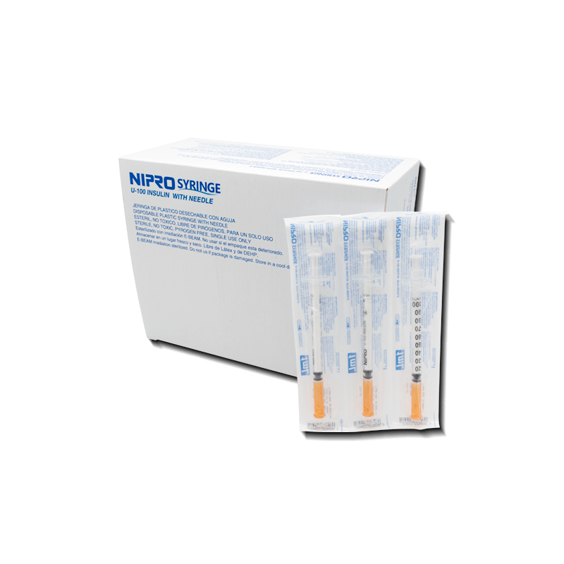 JERINGA NIPRO 1ML/28Gx1/2"x100