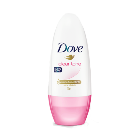 DESODORANTE DOVE CLEAR TONE ROLLON 50ML