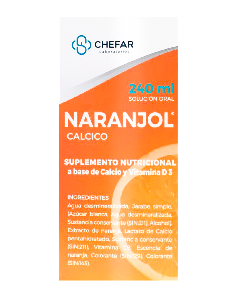 NARANJOL CALCICO SOL-ORALx240ML