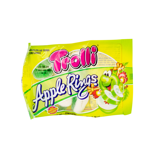 GOMITAS TROLLI APPLE RINGS FDAx50GR