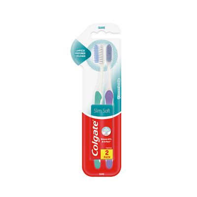 CEPILLO COLGATE SLIM SOFT SUAVEx2PACK