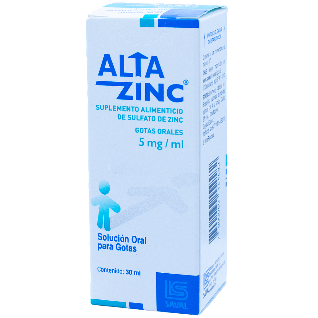ALTAZINC SOL-ORALx5MG/MLx30ML