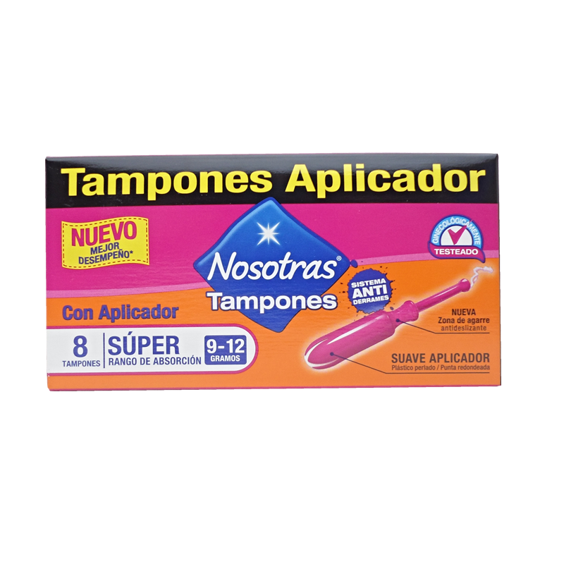 TAMPONES NOSOTRAS C-APLIC SUPERx8