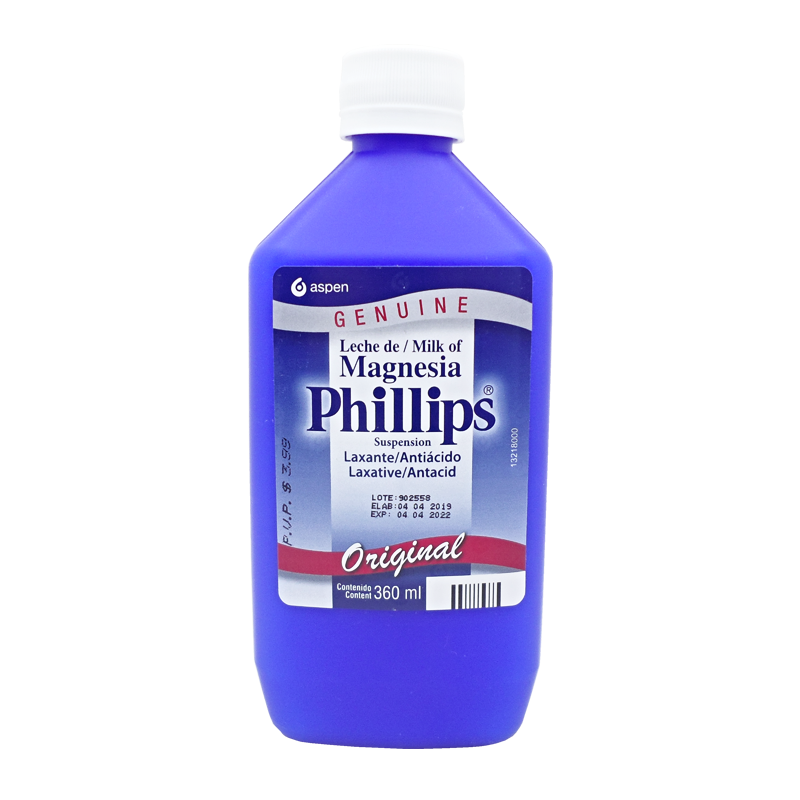 LECHE MAGNESIA PHILLIPS SUS-ORALx425MG/5MLx360ML