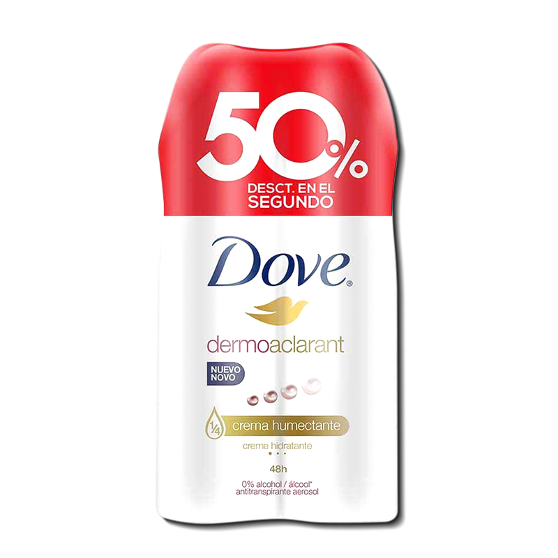 *DESOD DOVE DERMOACLARANT AERx150ML +2DO 50%