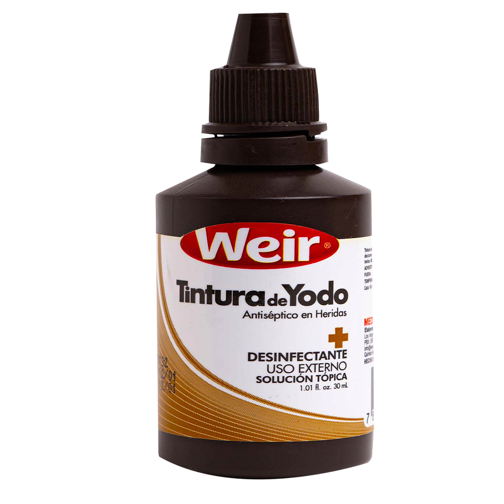 TINTURA YODO SOL-TOPx1.30%x30MLx12WEIR