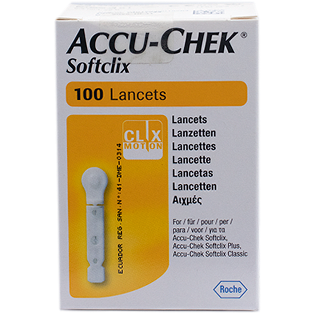 LANCETAS ACCU-CHEK SOFTCLIX CAJAx100