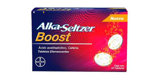ALKA-SELTZER BOOST TABLETA EFERVESCENTE 500/60MG