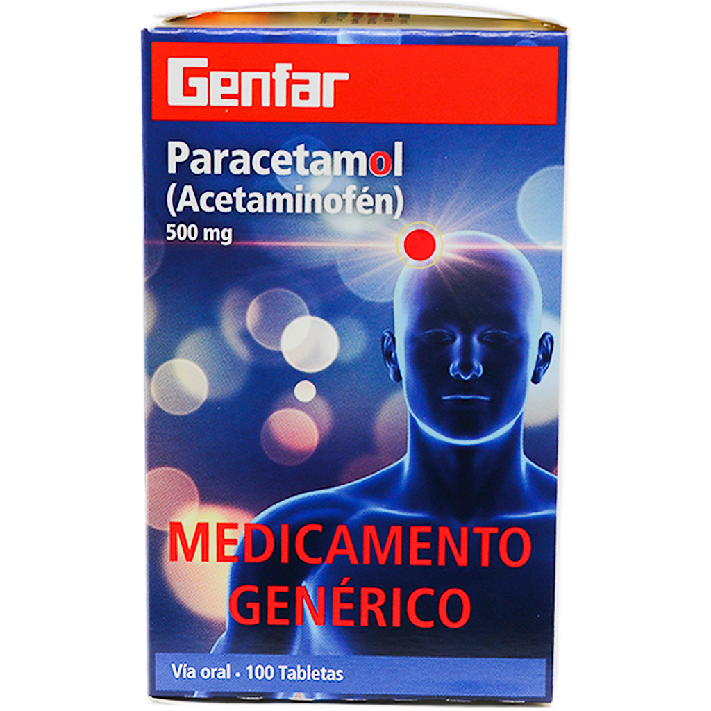 PARACETAMOL TABx500MGx100LGENF
