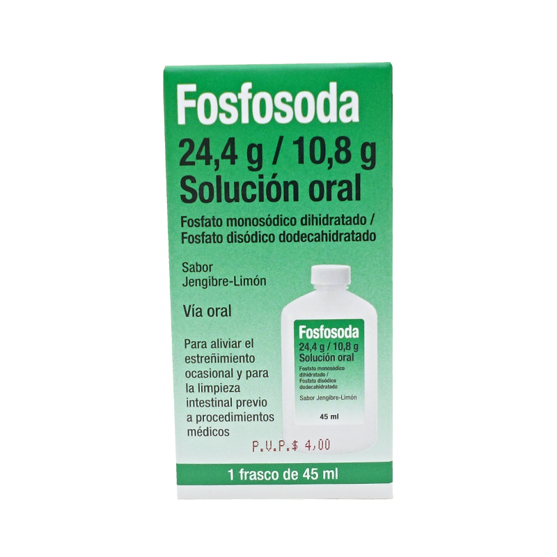 FOSFOSODA SOL-ORALx24400/1080MGx45ML