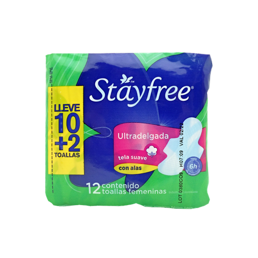 TOALLA STAYFRE U-DELG TELA C-ALASx10 (10+2) 
