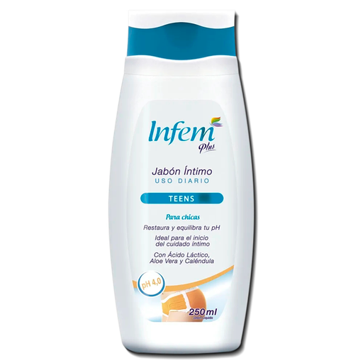 JABON LIQUIDO INFEM PLUS TEENS INTIMO 250ML