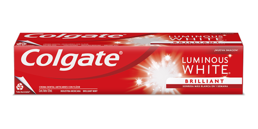 PASTA COLGATE LUMINOUS WHITE BRILLIANTx125ML 