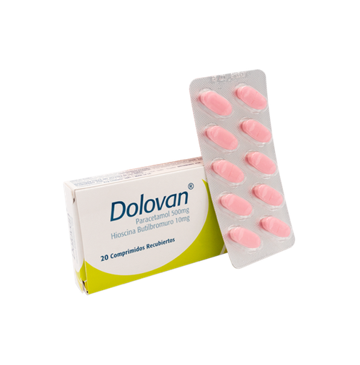 DOLOVAN COMPRIMIDO RECUBIERTO 500/10MG