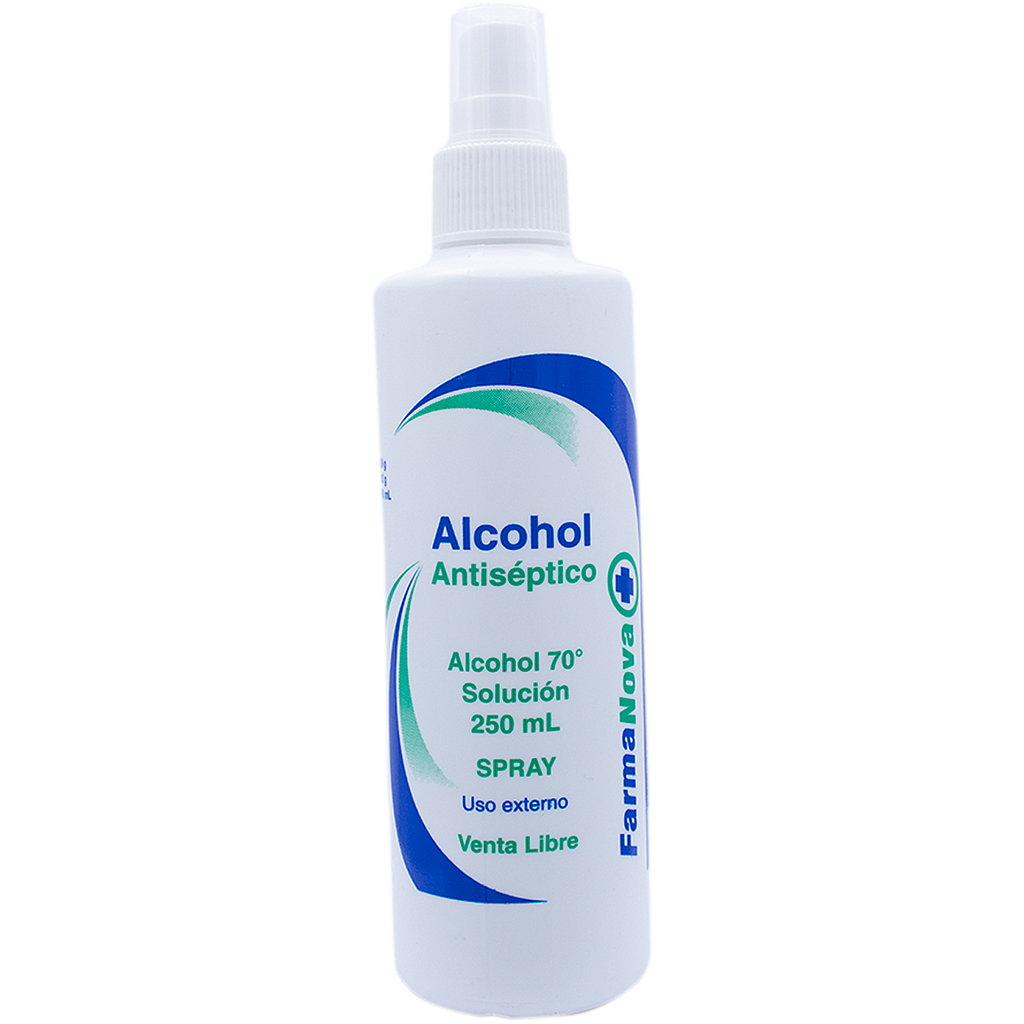 ALCOHOL ANTISEP FARMANOVA SOL-TOPx70%x250ML