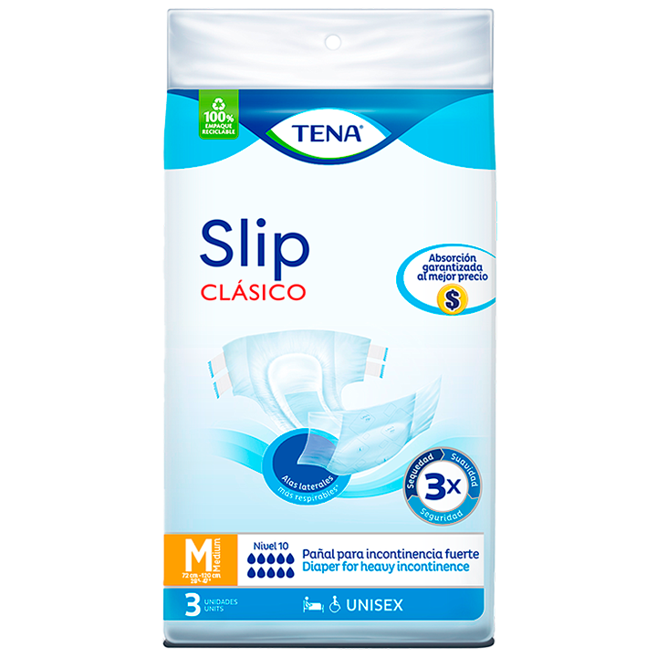 PAÑAL TENA SLIP CLASICO Mx3
