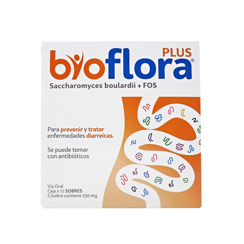 BIOFLORA PLUS GRAN-SOL-ORALx250MGx12