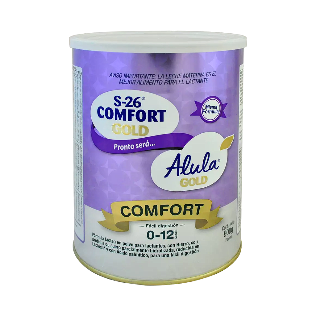 LECHE ALULA GOLD S-26 COMFORT LATAx900GR