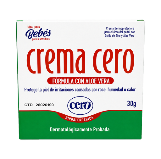 CREMA CERO ALOE VERA 30GR 