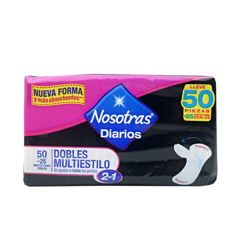PROTEC NOSOTRAS DIARIOS DOBLESx25