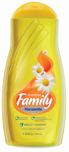 SHAMPOO FAMILY MANZANILLA 970ML 
