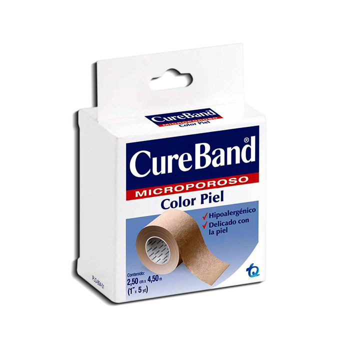 CINTA CUREBAND MICROP PIEL QUIRUR 2.5CMx4.5M