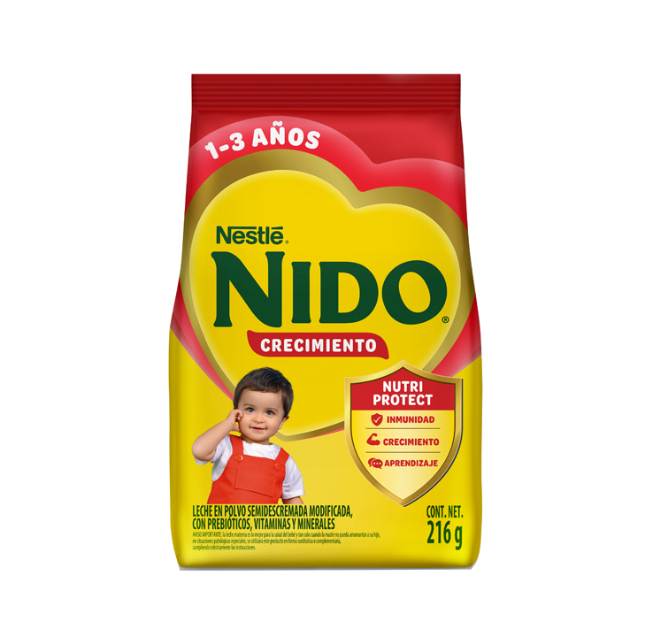 LECHE NIDO 1+ CRECIMIENTO FDAx216GR