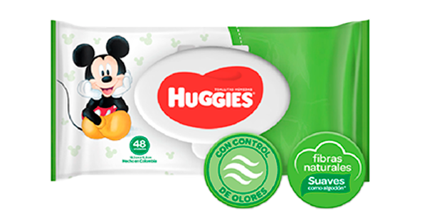 TOALLITAS HUM HUGGIES LIMP-EFECTIVA FLOWPACKx48