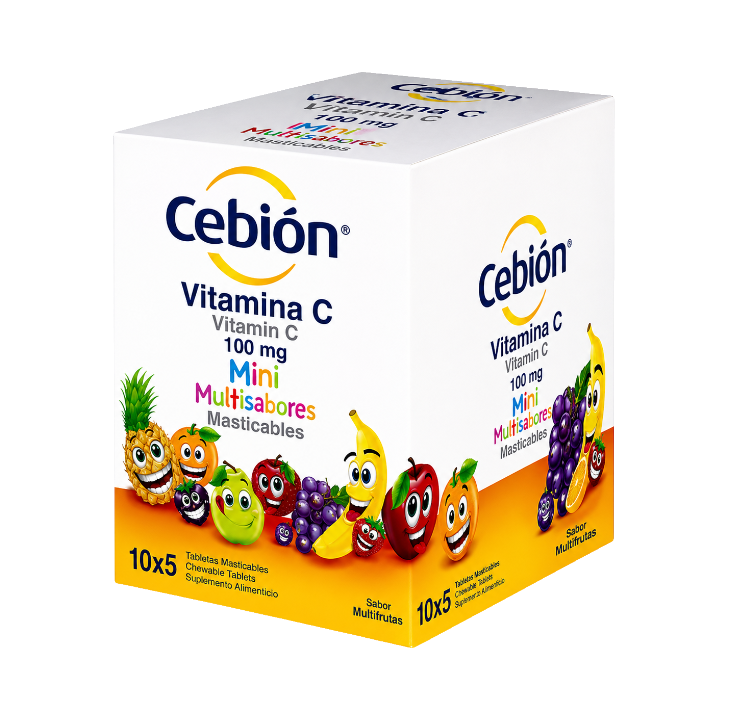 CEBION MINIS TABLETA MASTICABLE 1000MG