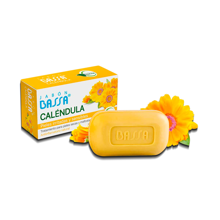 JABON BASSA CALENDULA BARRAx90GR
