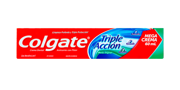 PASTA COLGATE TRIPLE ACCIONx60ML