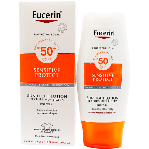 PROTECTOR SOLAR EUCERIN SENSITIVE PROTECT FPS50 150ML 
