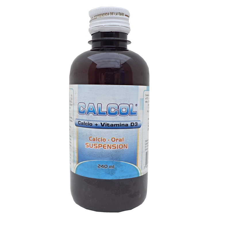CALCOL SUS-ORALx300MG/180UI/5MLx240ML