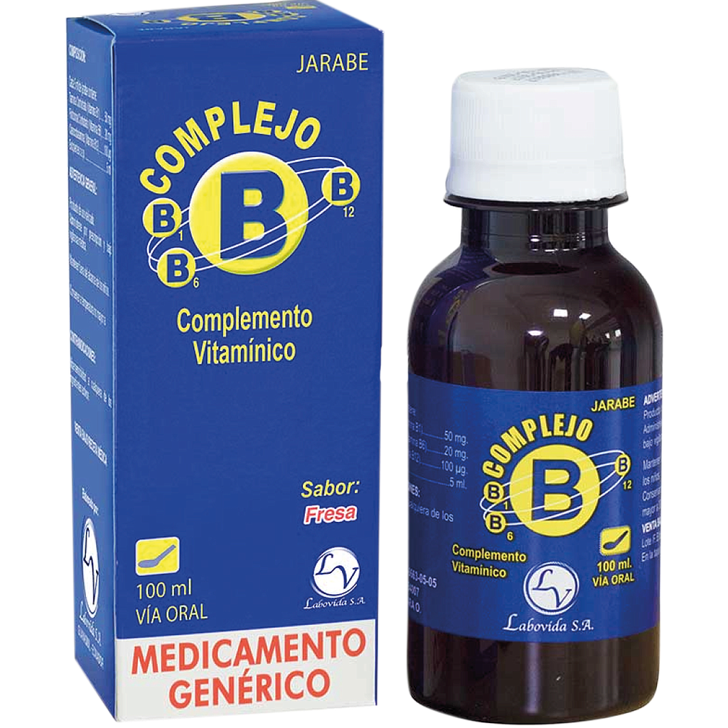 COMPLEJO B JBEx50/20MG/100MCG/5MLx100MLVIDA