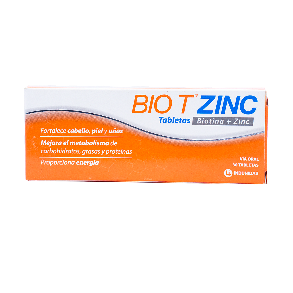 BIO-T ZINC TABx2500MCG/18.2MGx30