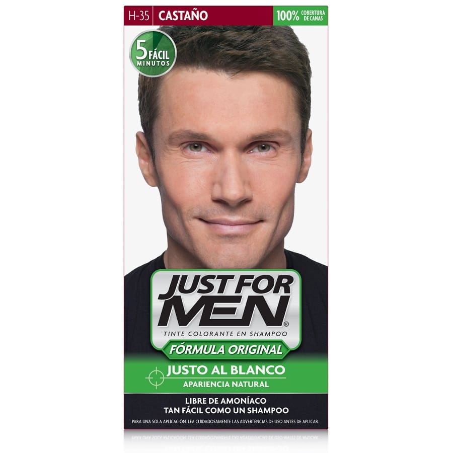 TINTE JUST F-MEN H-35 CASTAÑO KIT