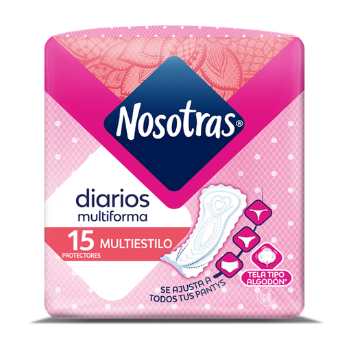 PROTEC NOSOTRAS DIARIOS MULTIESTILOx15 