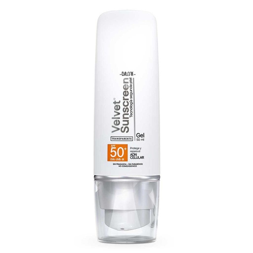 PROTECTOR SOLAR BASSA VELVET SUNSCREEN 50SPF FACIAL GEL 50ML 