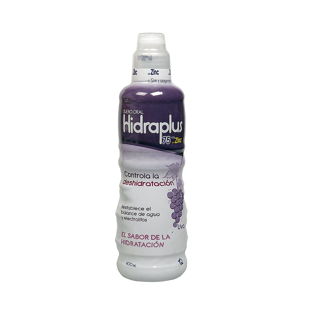 HIDRAPLUS C-ZINC UVA SOL-ORALx75MEQx400ML